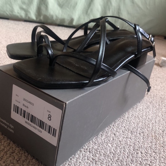 TIJN Kaia black sandals - Picture 10 of 11